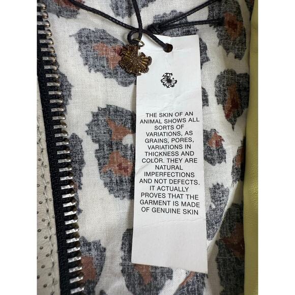 MAISON SCOTCH Leather Women Biker jackets sz 2 - Picture 14 of 16